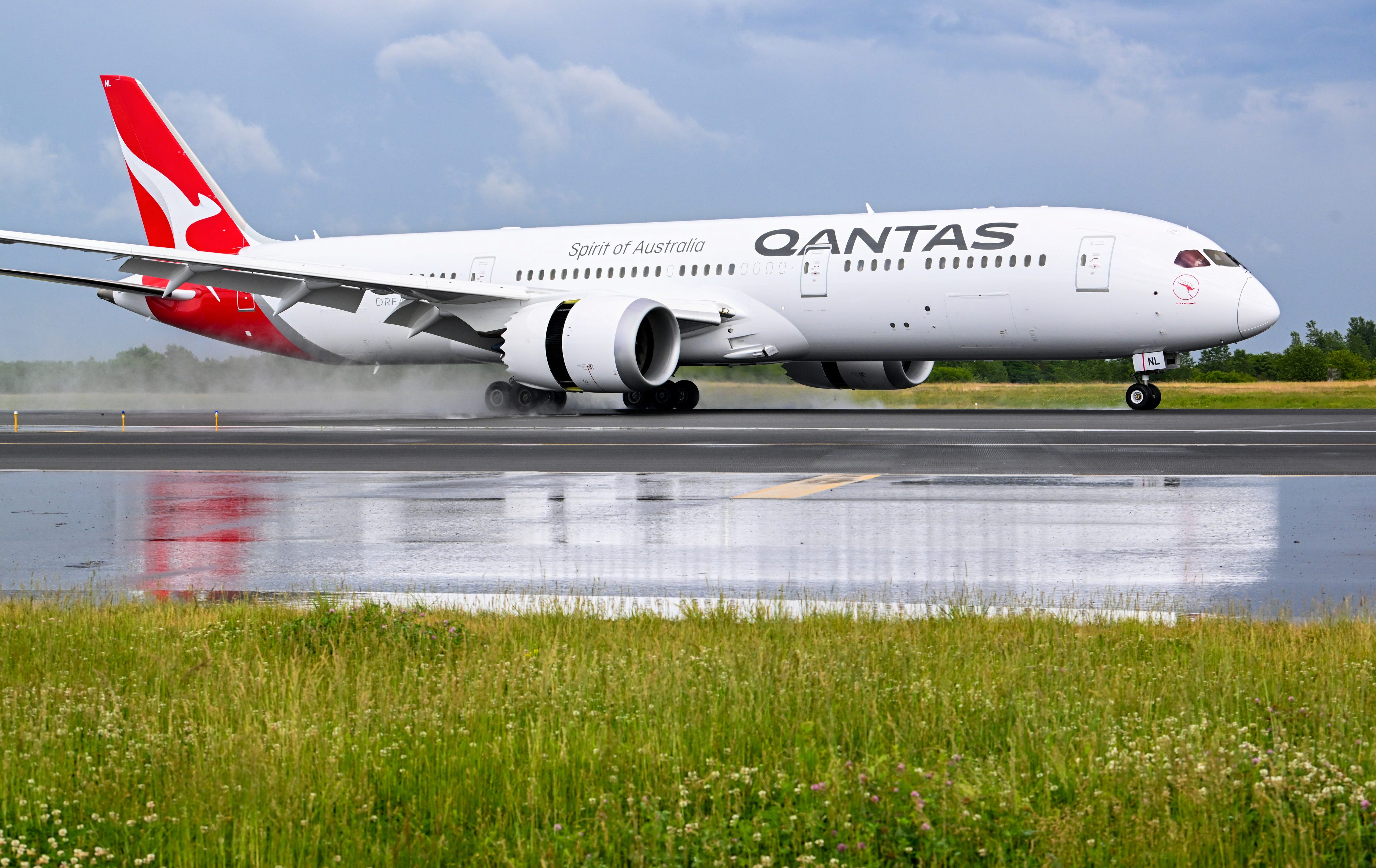 Ein Qantas 787 Dreamliner