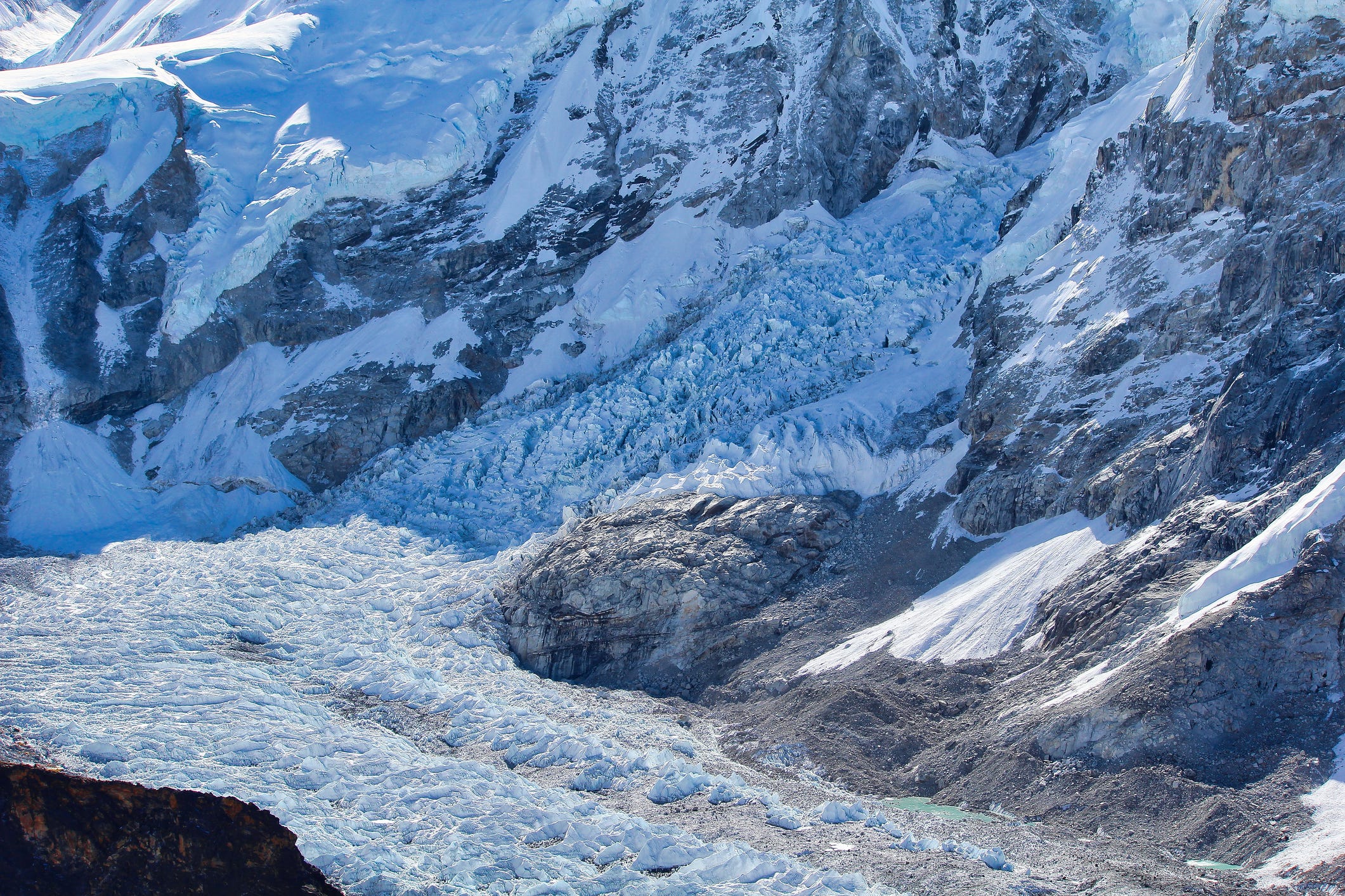 Weitblick auf den Khumbu-Eisfall