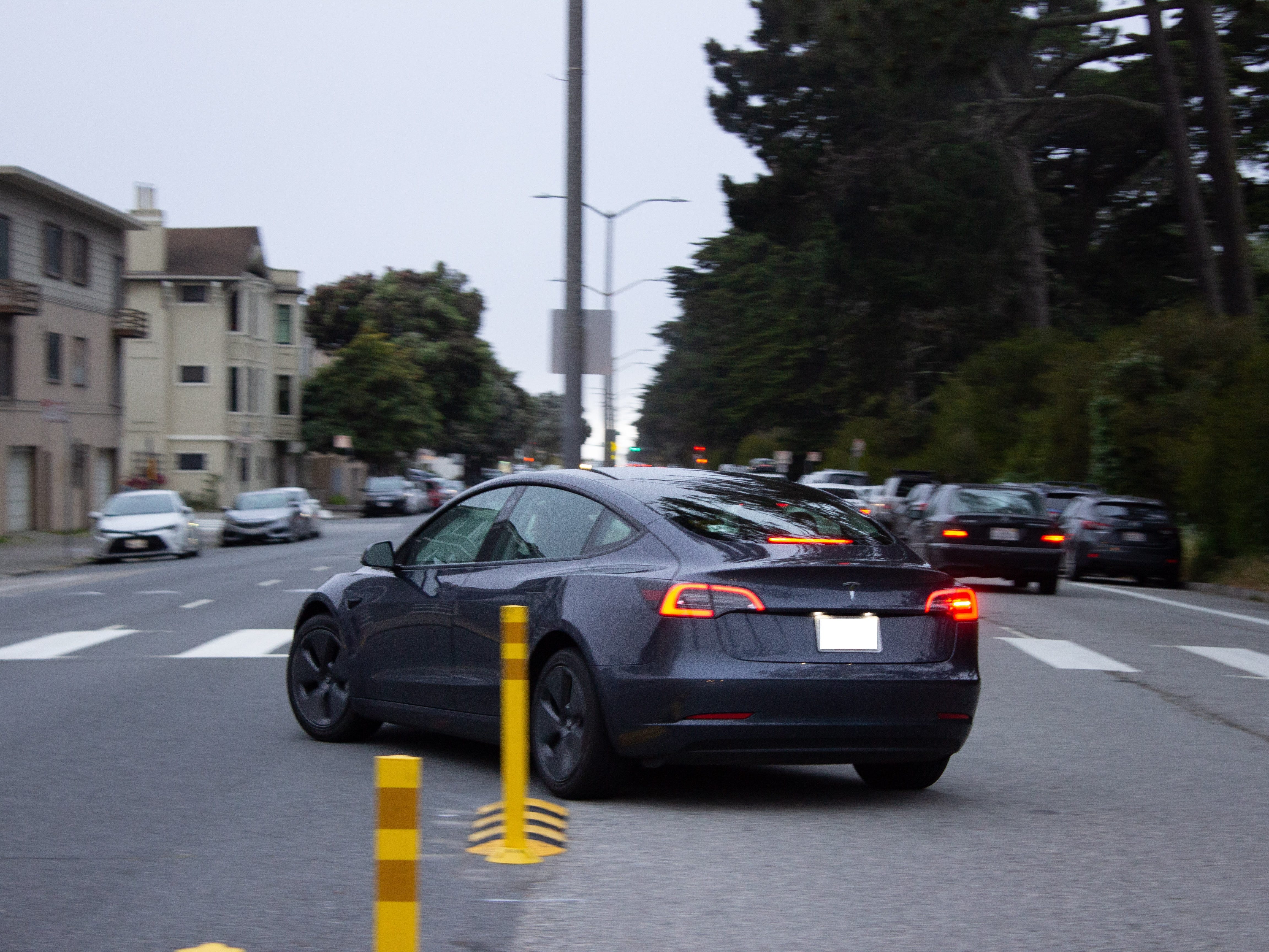 Tesla in San Francisco.