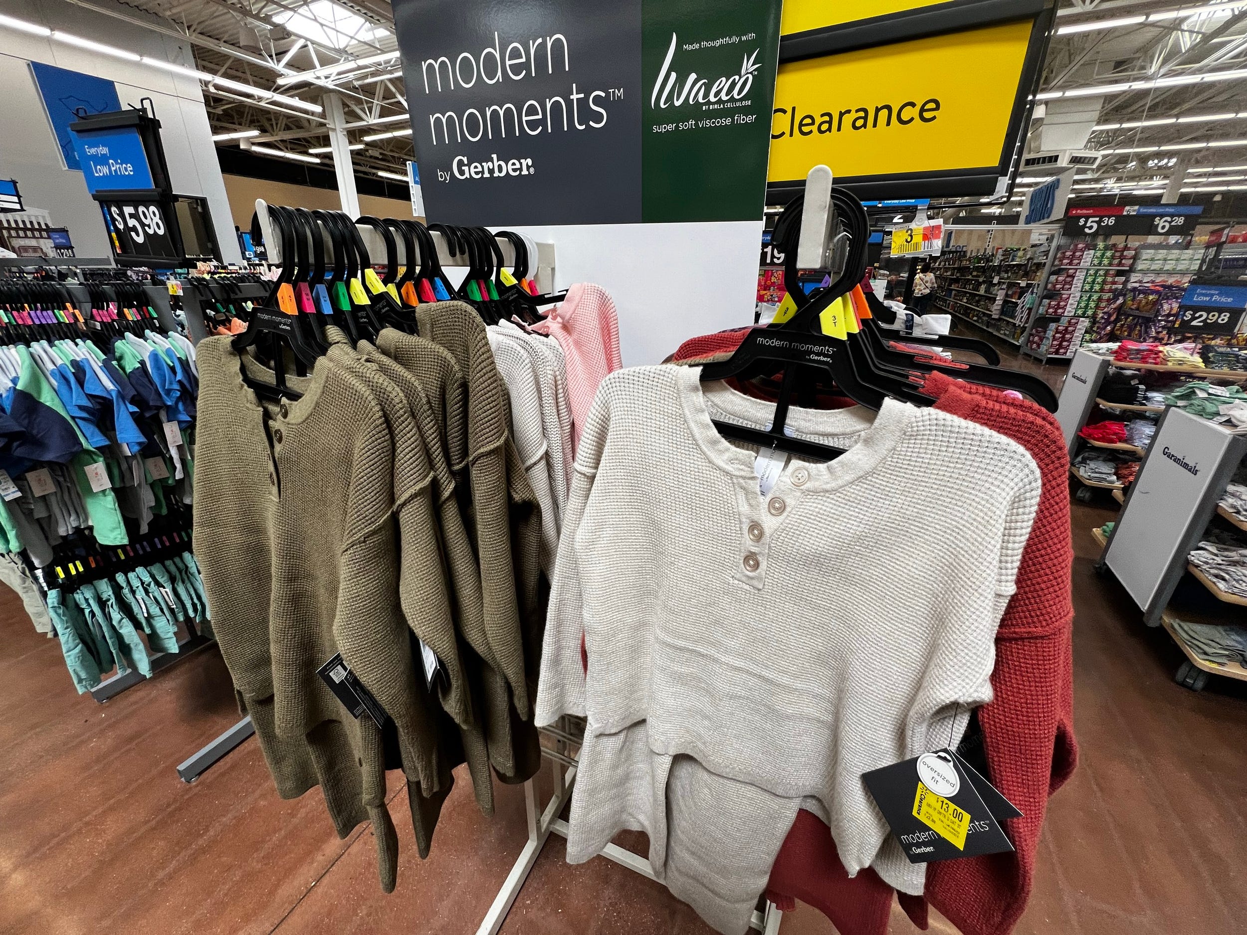 Gerber-Kinderkleidung bei Walmart.