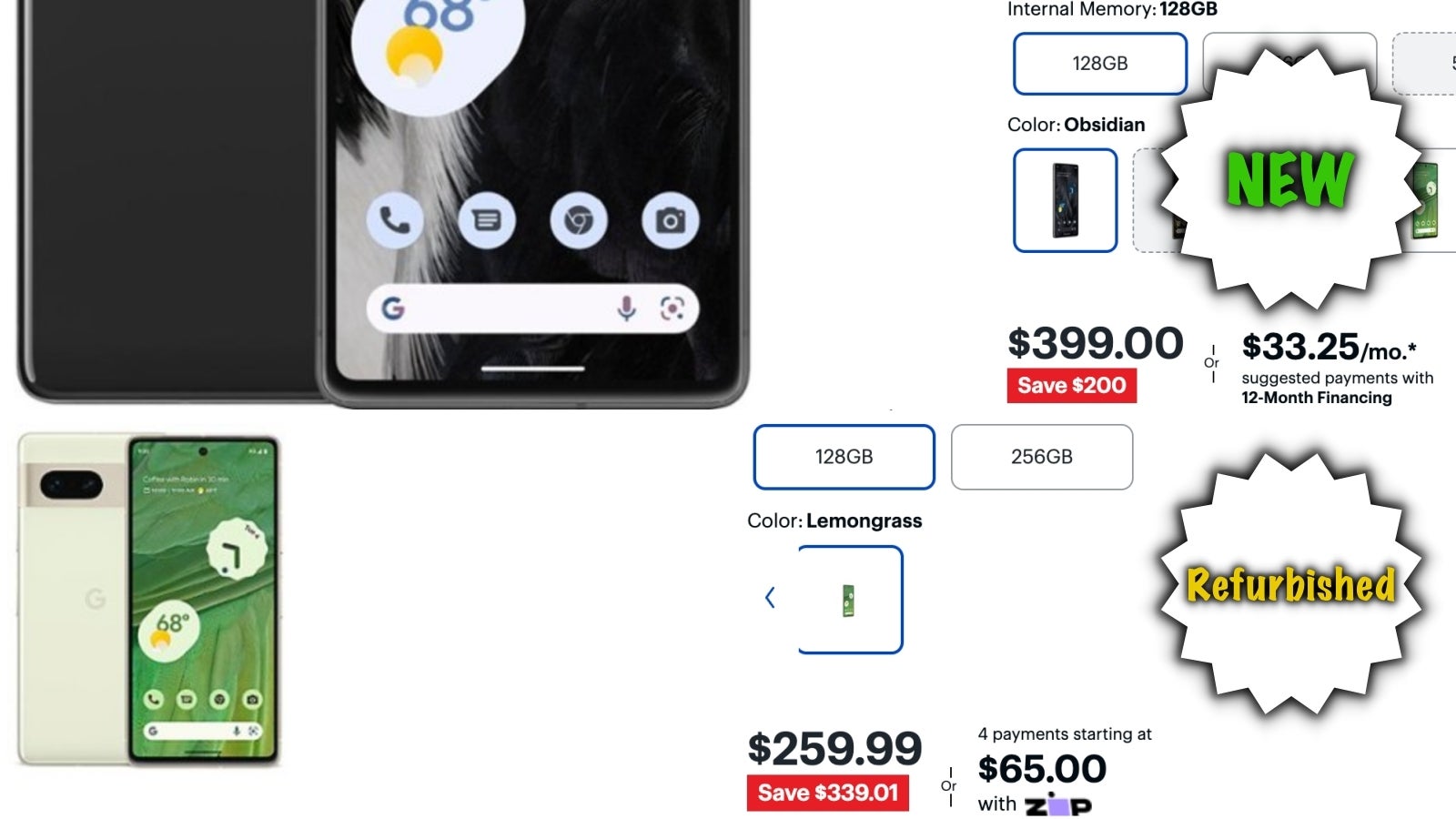 Ganz neu oder generalüberholt, das Vanilla Pixel 7 lässt das neue Nothing Phone 2 und das Galaxy A55 überteuert aussehen.  - Im Jahr 2024 lässt Pixel 7 sowohl das Galaxy S24 Ultra für 1.300 US-Dollar als auch das Nothing Phone 2 für 350 US-Dollar überteuert aussehen!
