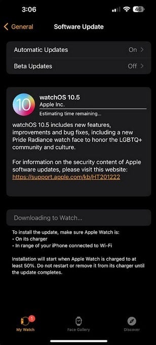 Außerdem wurde ein Update auf watchOS 10.5 veröffentlicht – Apple verbessert die Sicherheit Ihres iPhones und Ihres Lebens mit iOS 17.5, das jetzt verfügbar ist