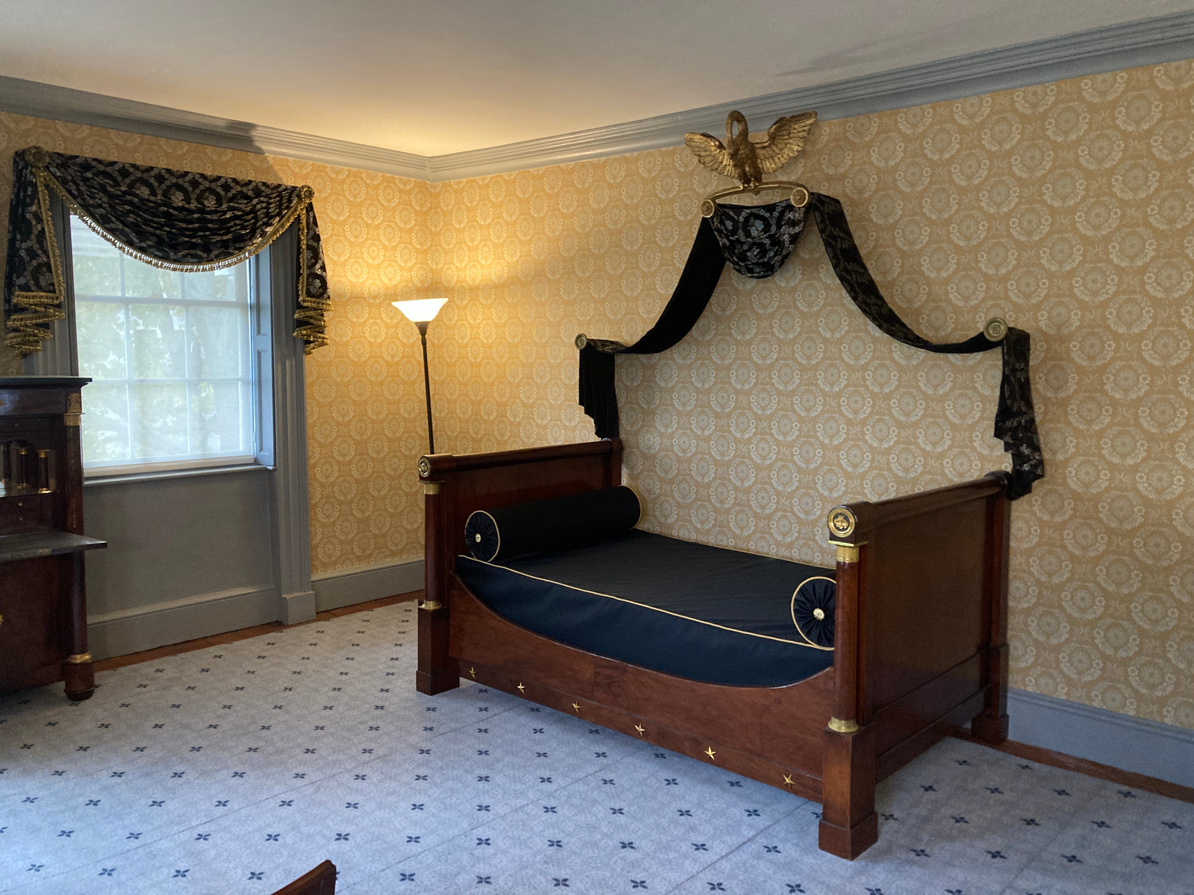 Ein Schlafzimmer im Morris-Jumel Mansion.