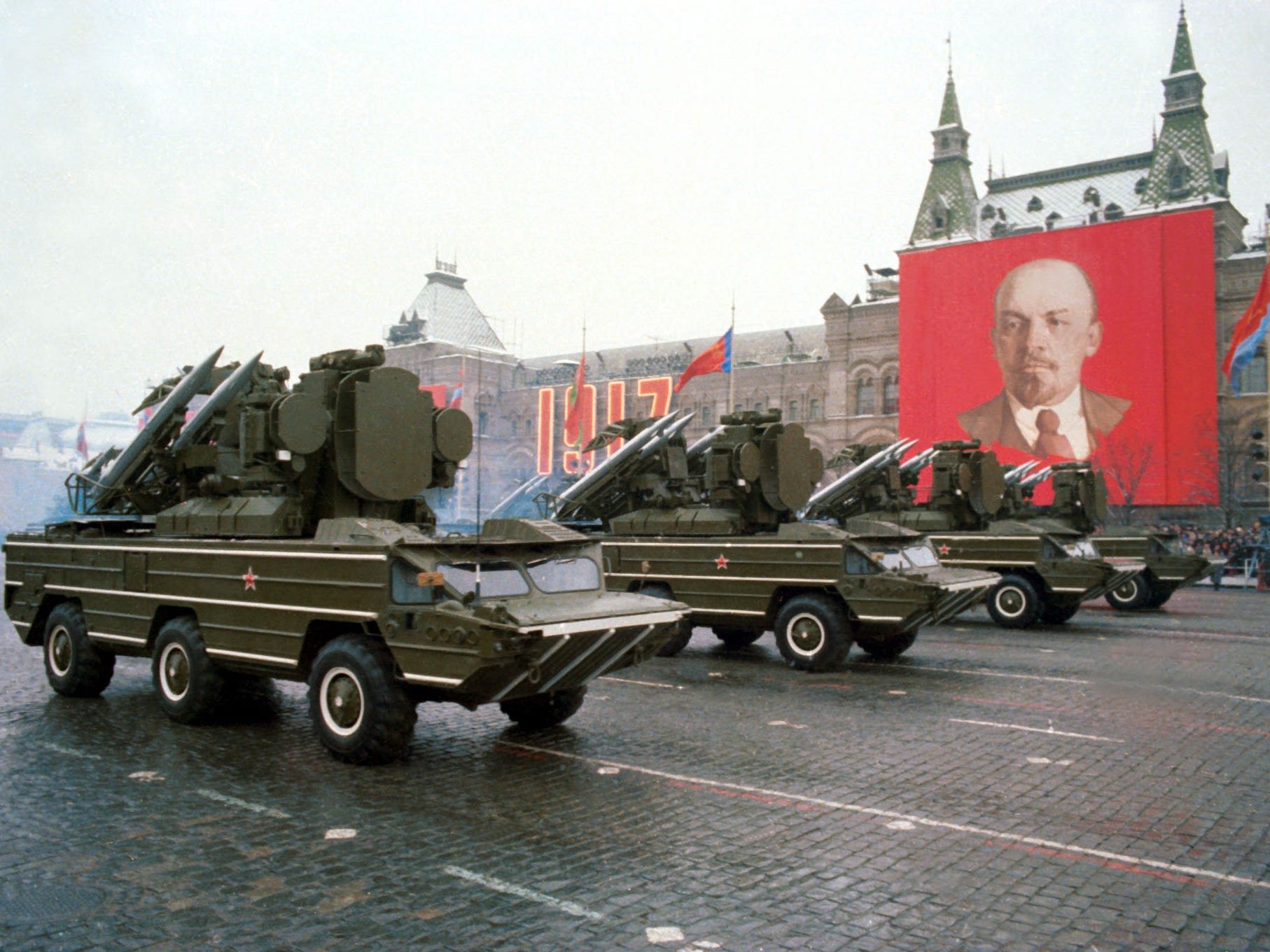Feier auf dem Roten Platz
