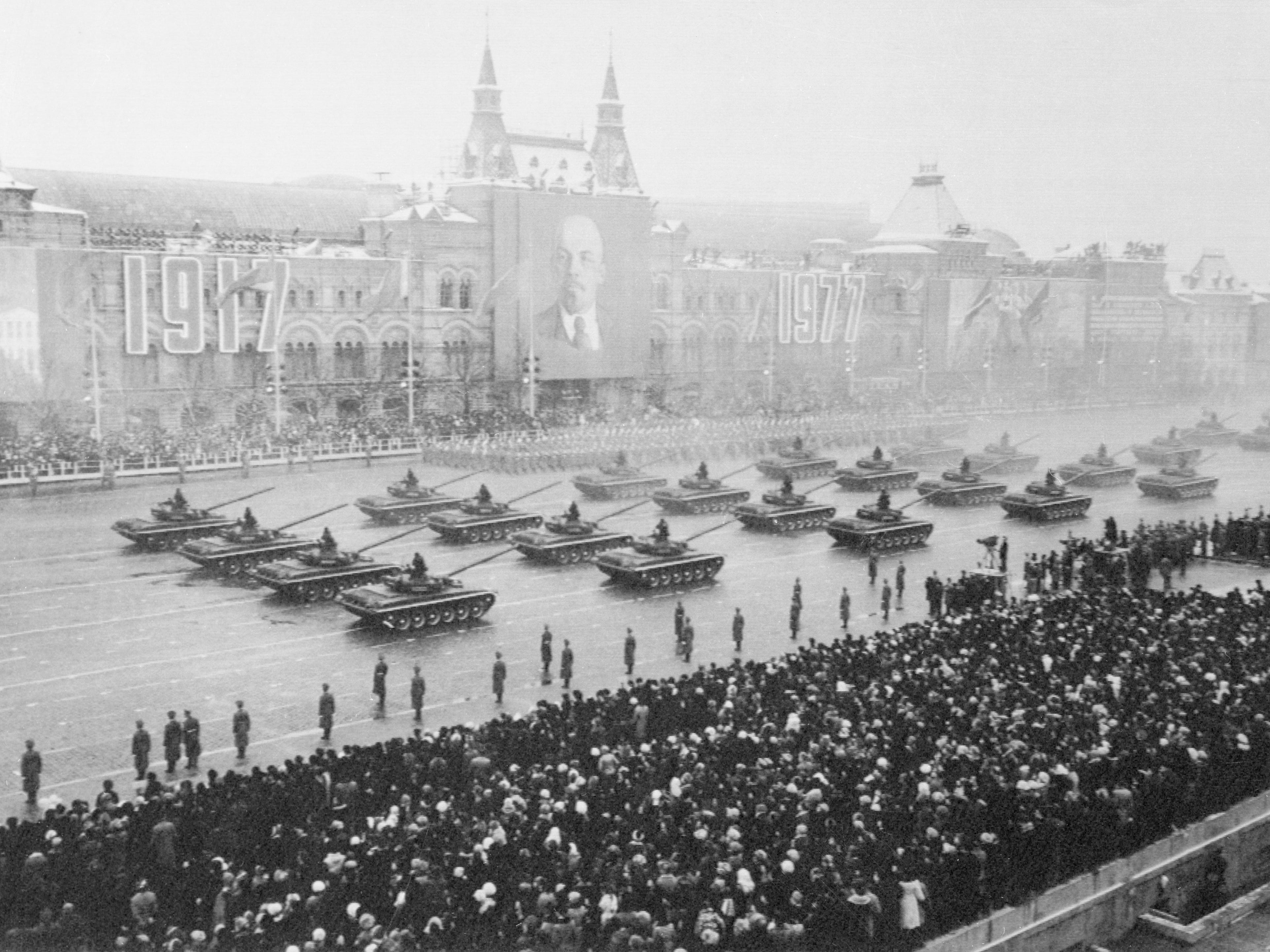 Parade auf dem Roten Platz