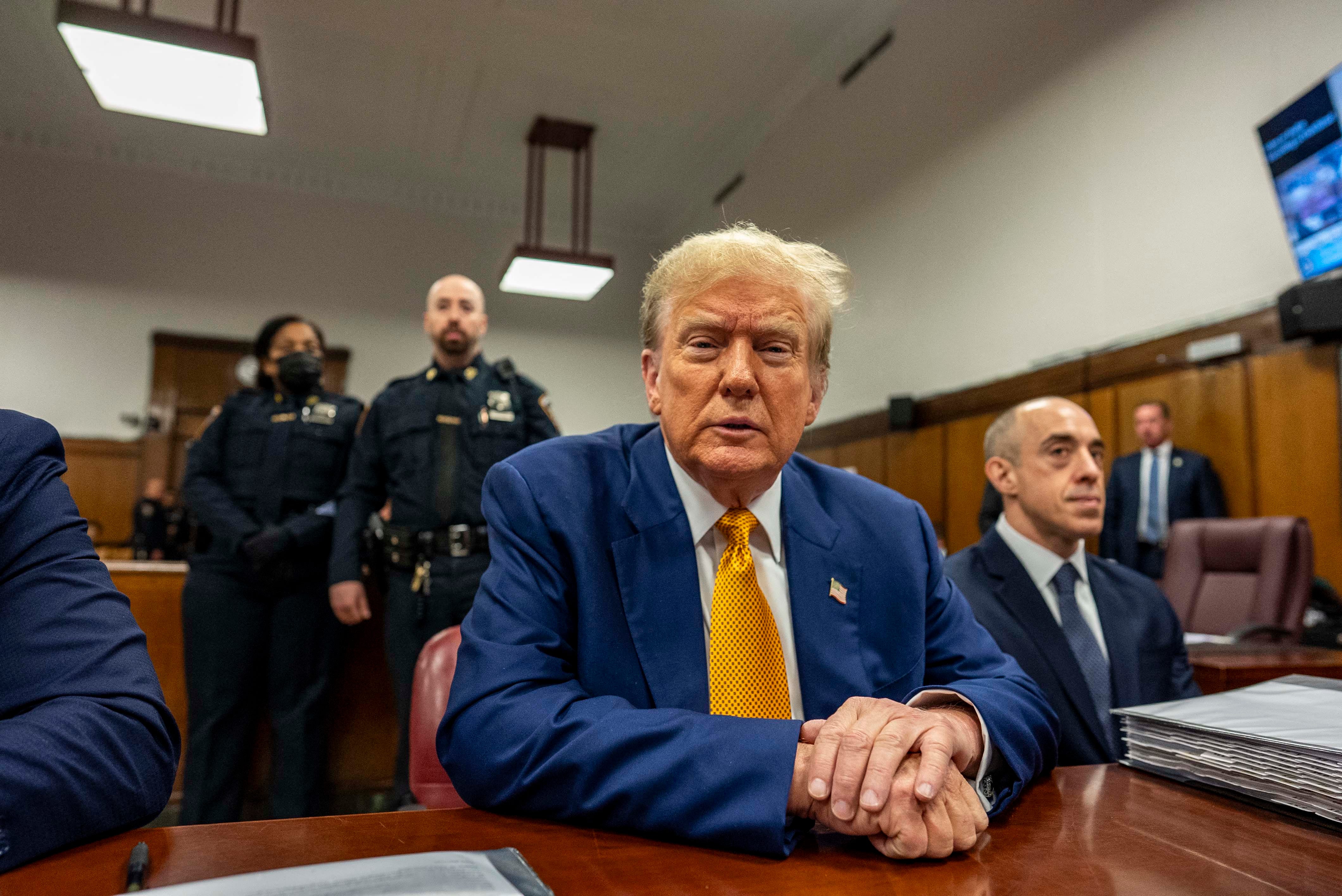 Donald Trump-Strafprozess in Manhattan
