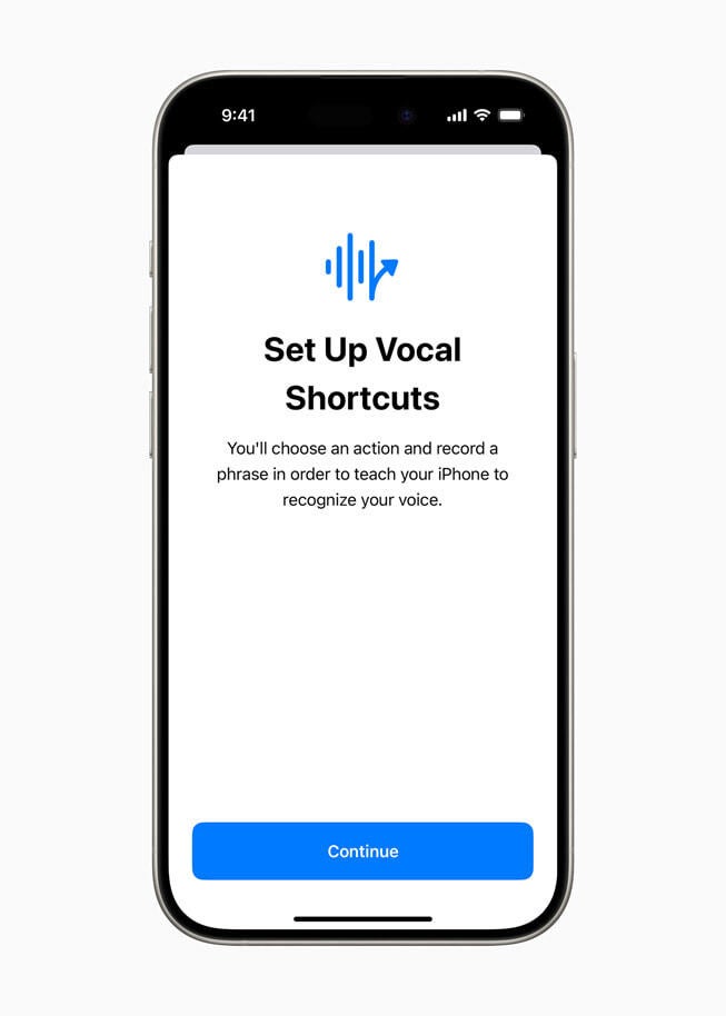 Mit Vocal Shortcuts können Benutzer eine benutzerdefinierte Phrase festlegen, um eine bestimmte Verknüpfung auszulösen. Navigieren Sie mit Ihren Augen auf dem iPhone, beenden Sie die Reisekrankheit und vieles mehr mit den neuen iOS-Eingabehilfen