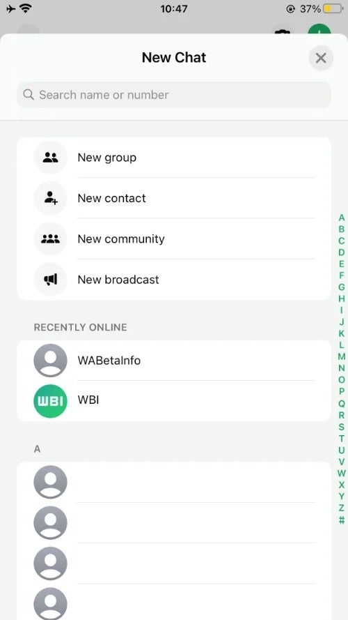 WhatsApp auf iOS und Android teilt Ihnen bald mit, welche Ihrer Kontakte in letzter Zeit online waren