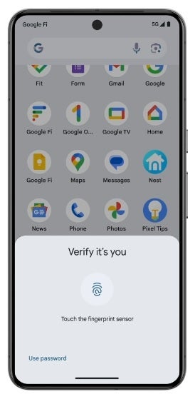 Ein Benutzer muss seine Identität bestätigen, um seinen privaten Bereich zu betreten. Zu den coolen Funktionen von Android 15 gehören der private Bereich und die Diebstahlerkennungssperre