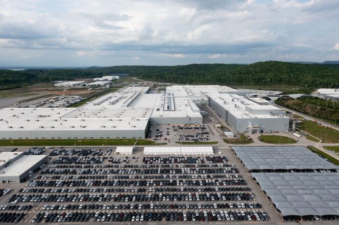 The Volkswagen assembly plant in Chattanooga (Tennessee, United States), April 19, 2024.