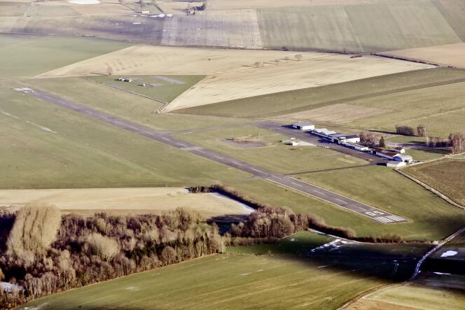 The former Vieux-Reng aerodrome, in the North, on January 18, 2024. This site is part of the list of sites which are made available for industrial establishment.