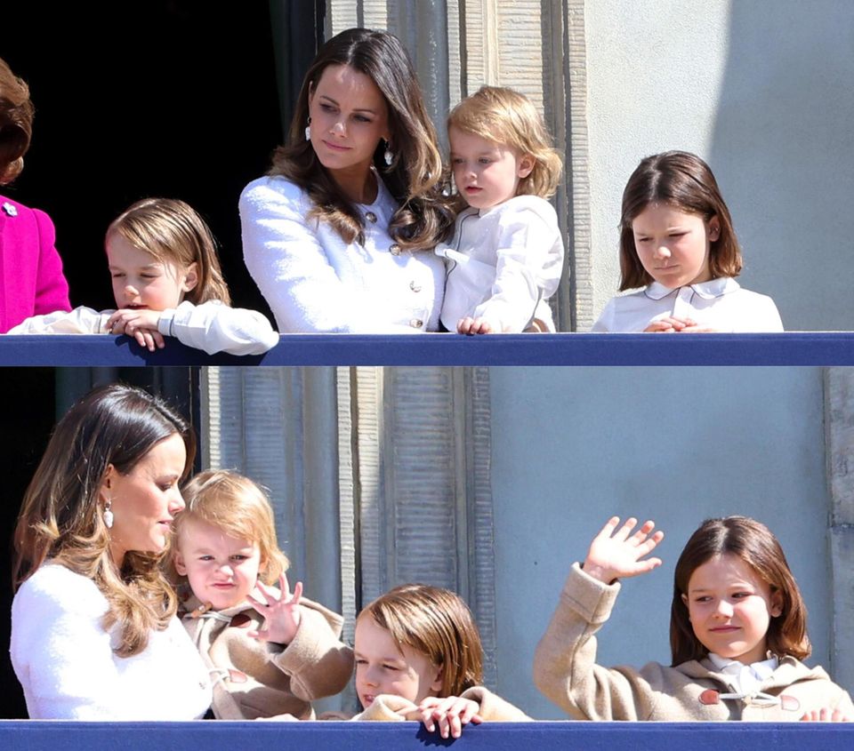 Princess Sofia with Prince Julian, Gabriel and Alexander