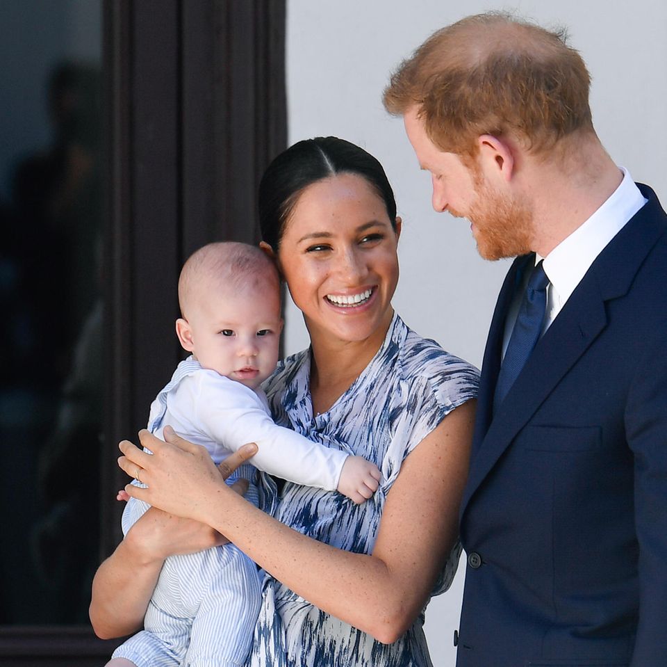 Prince Archie, Duchess Meghan and Prince Harry