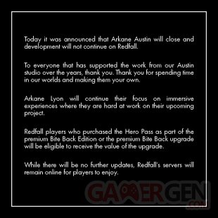 Arkane Austin closed 07 05 2024