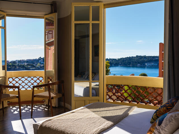 Room 308 at the Le Provencal hotel, in Villefranche-sur-Mer (Alpes-Maritimes), in April 2024. 