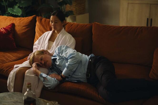 Hong Chau and Jesse Plemons in “Kind of Kindness.”