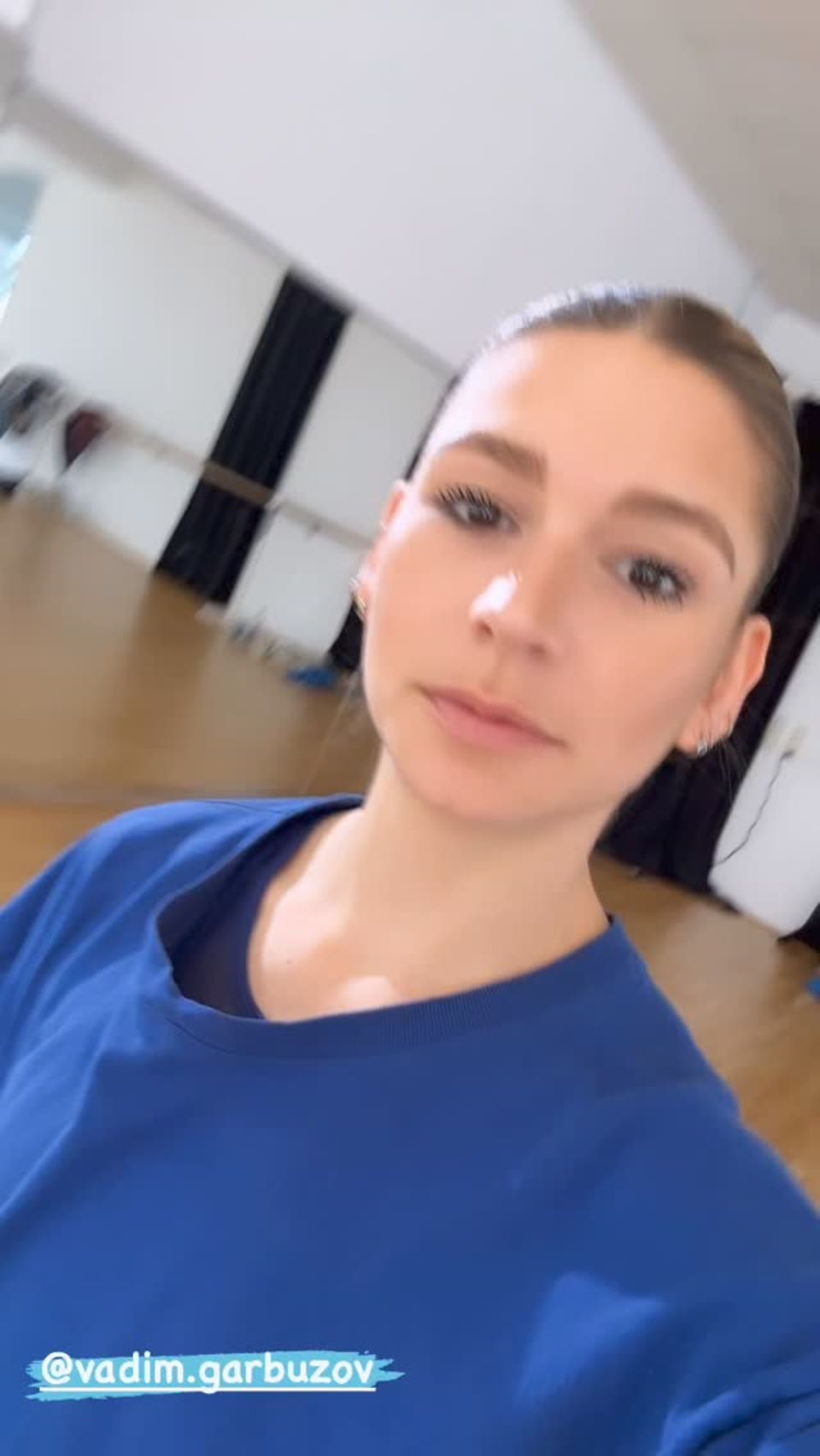 Jana Wosnitza reports on her Instagram story about a funny incident with dance partner Vadim